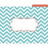 Barker Creek Beautiful Chevron Designer Letter-Size File Folders, Multi-Design Set, 12/Package 1331